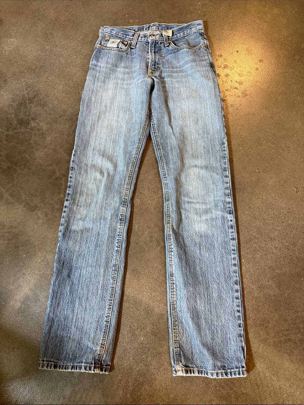 Cinch Light Blue Straight Leg Men's Jeans